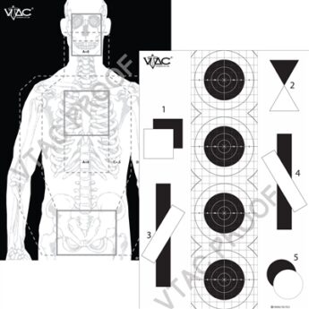 VTAC (PAPER) DOUBLE SIDED TACTICAL TARGET